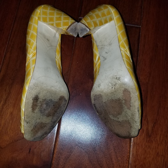 Yellow peep toe - Picture 4 of 4